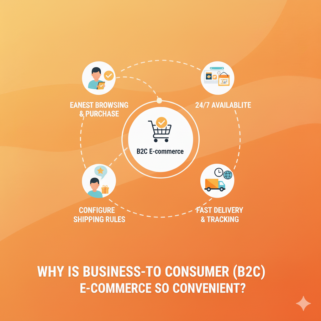 Why Is Business to Consumer (B2C) E-commerce So Convenient?
