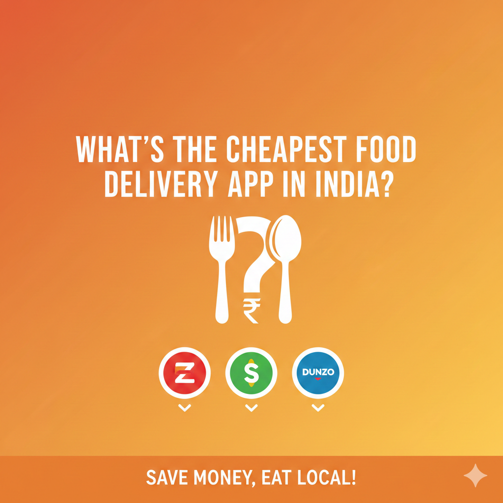 What’s the Cheapest Food Delivery App in India?